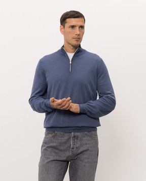 Brunello Cucinelli Blue jumper M2400124