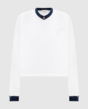 Versace White longsleeve with emblem 10245091A17894