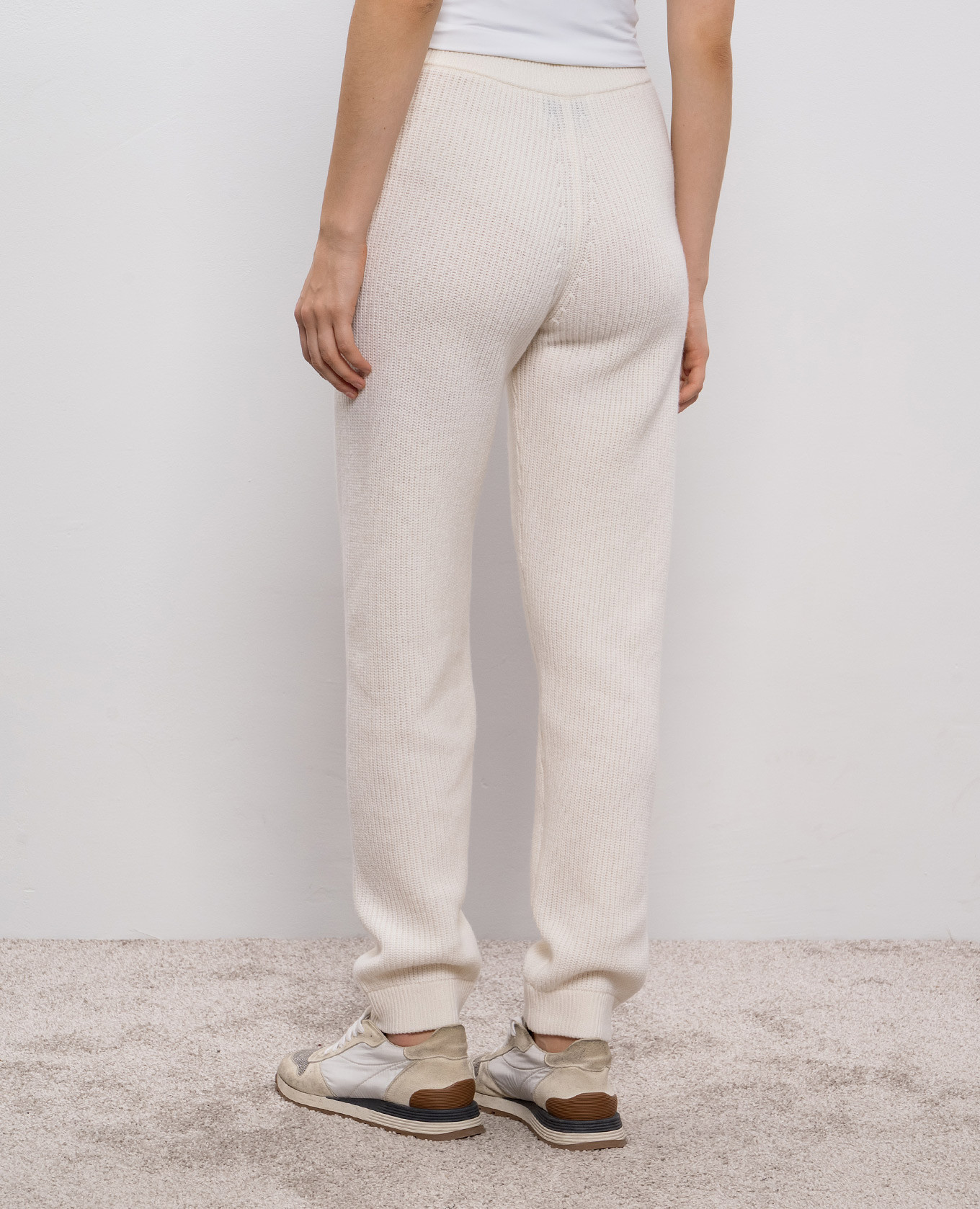 

White wool joggers Ballantyne