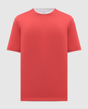 Brunello Cucinelli Red T-shirt M0B137427