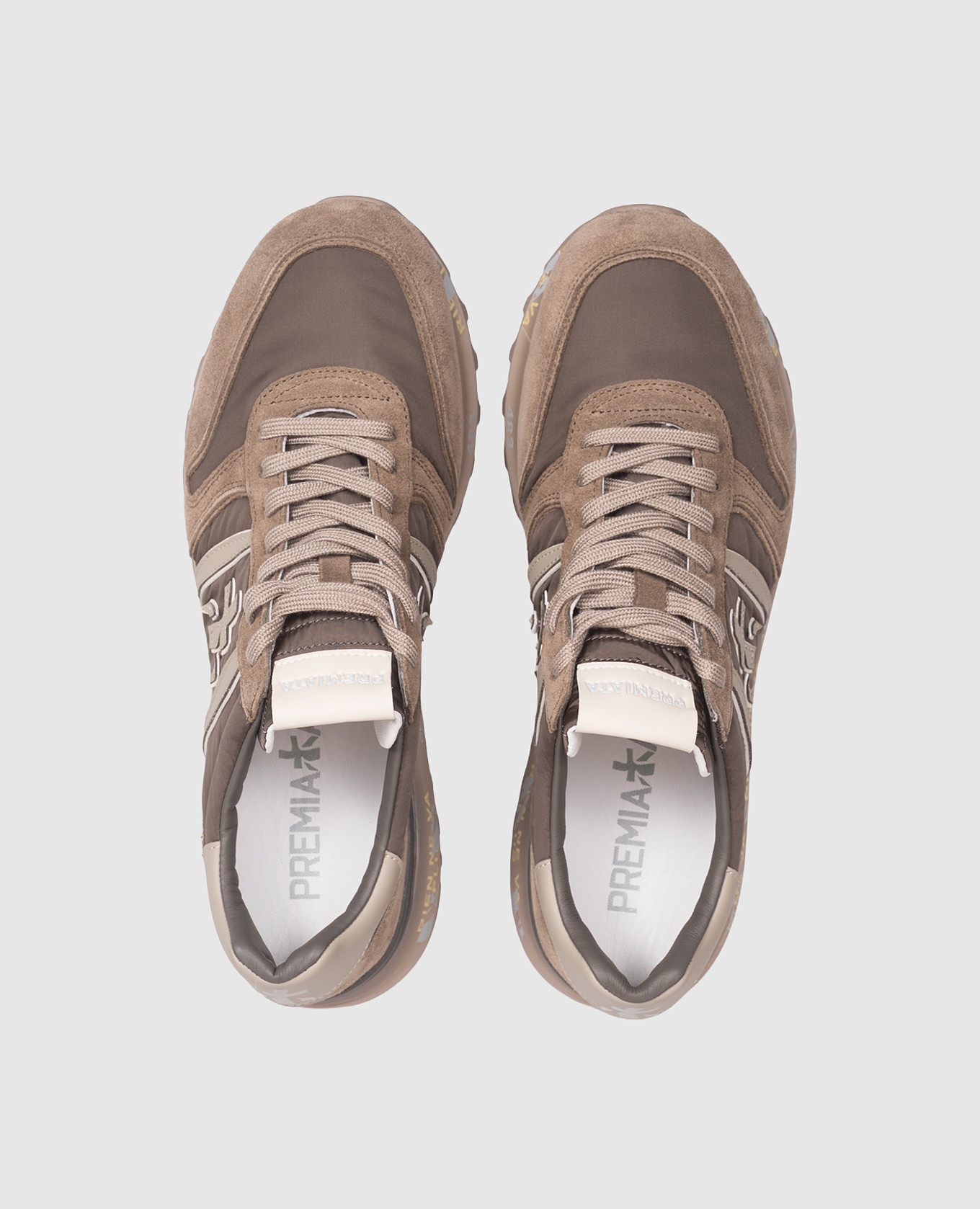 Brown Lander combination sneakers Premiata 4