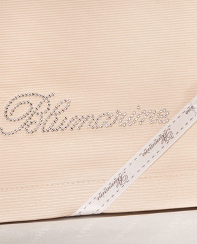 Blumarine Home Beige runner with crystals W0200250033