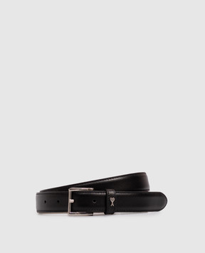 Ami Paris Black leather belt Paris UBL029AL0104
