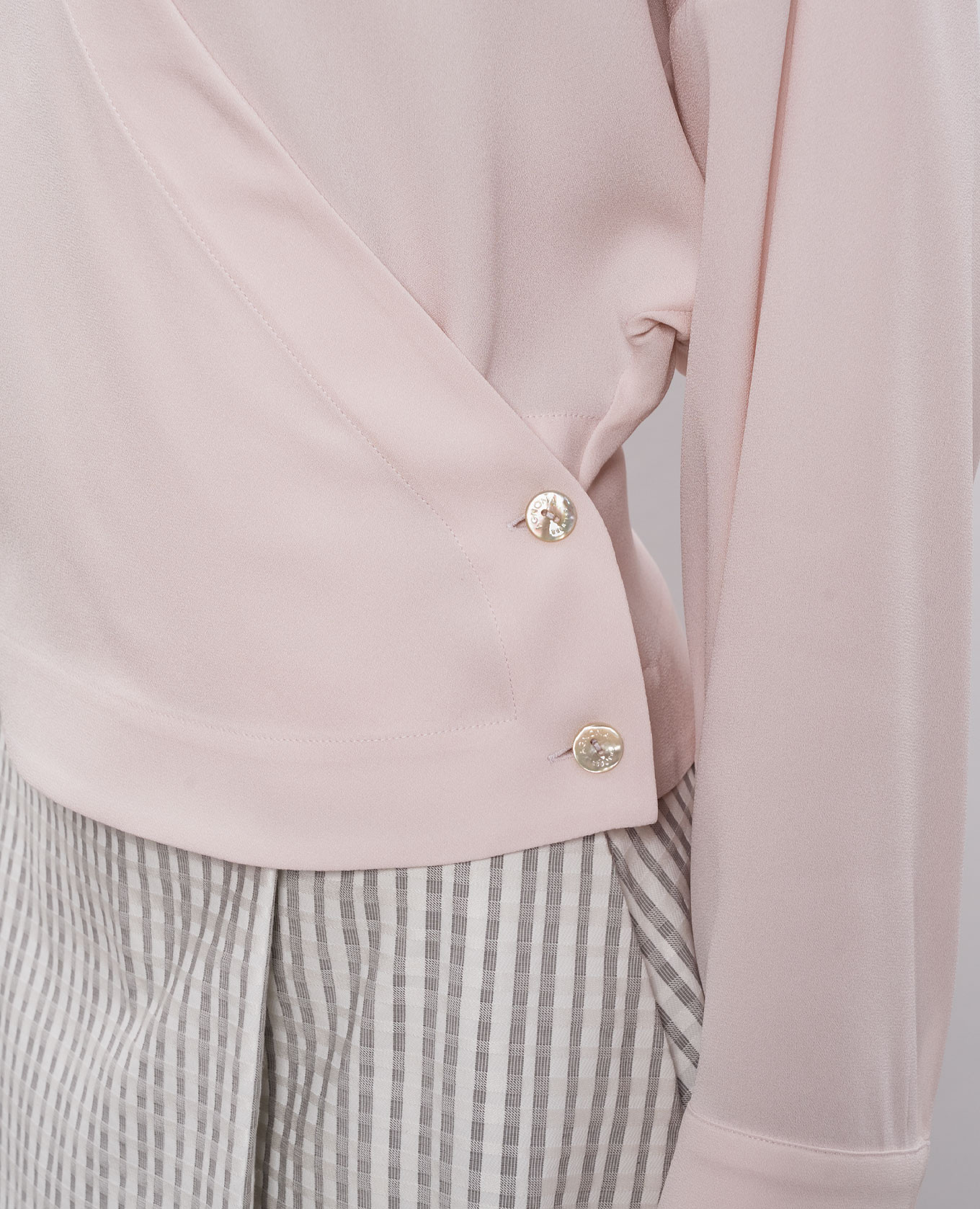 

Pink blouse with a silk scent Agnona