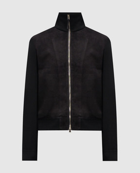Tom Ford Black combination jacket KZF012YMW136