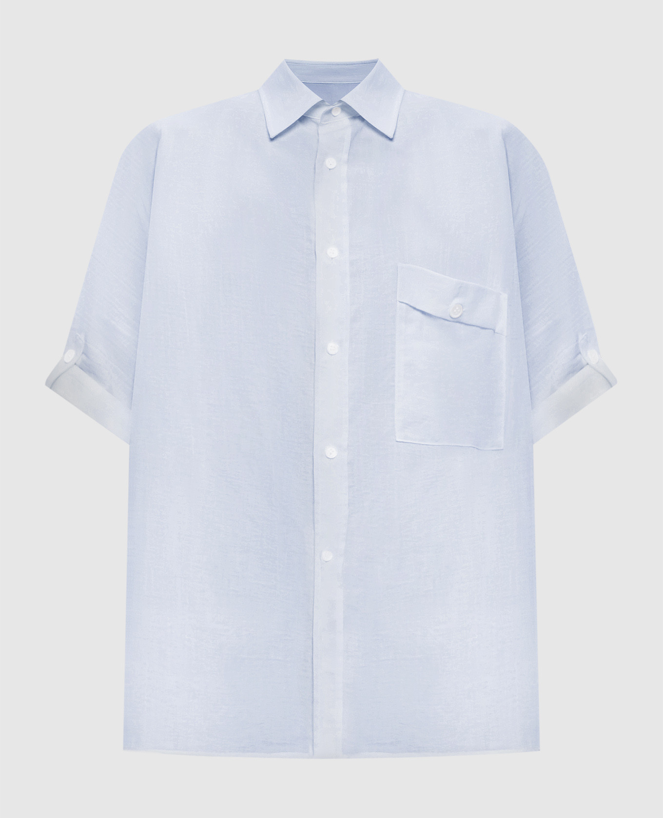 

Blue linen shirt Y` Yamamoto, Light blue