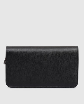 Orciani Black leather wallet SU0125MIC