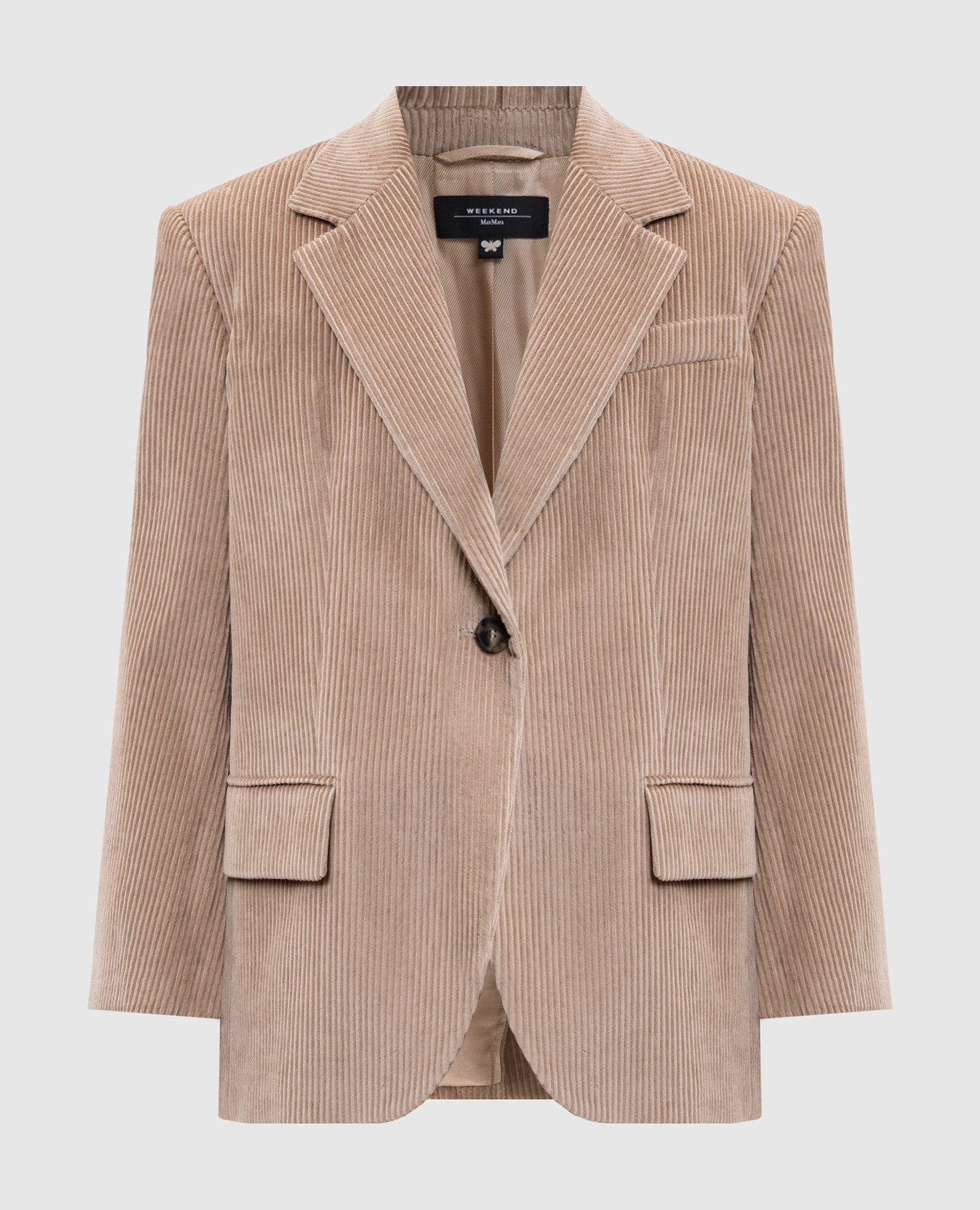 

Beige corduroy jacket FORMIA Max Mara Weekend