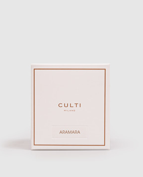 Culti Milano ARAMARA scented candle in a glass candlestick 550 g PCABILARA0550GBIA0000