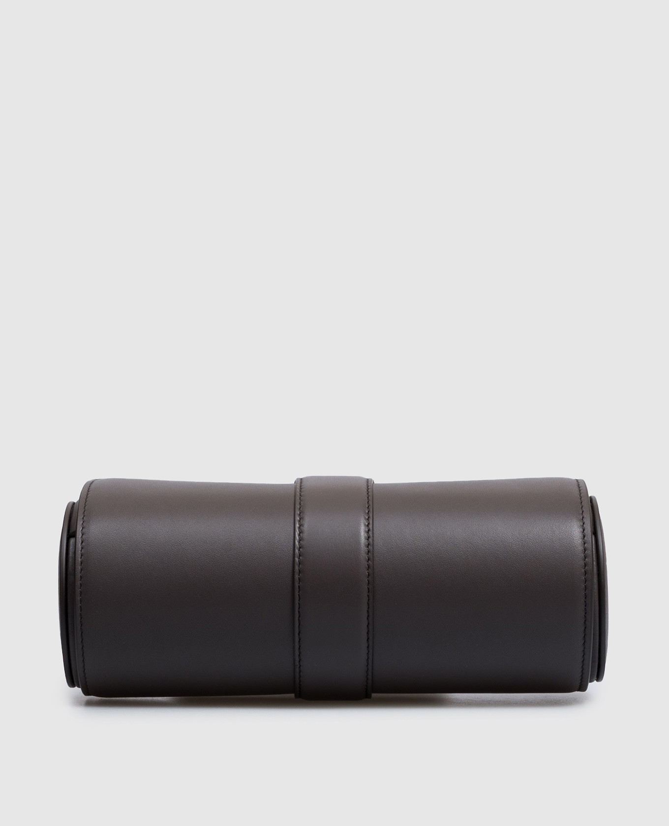 Brown leather watch case Brunello Cucinelli 2