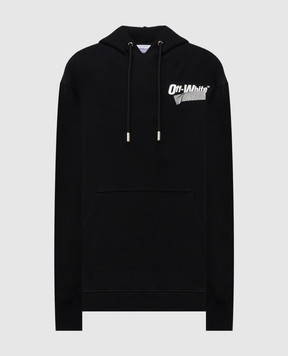 Off-White Black Cupid Tape Hoodie 44MBB085F5F00Y