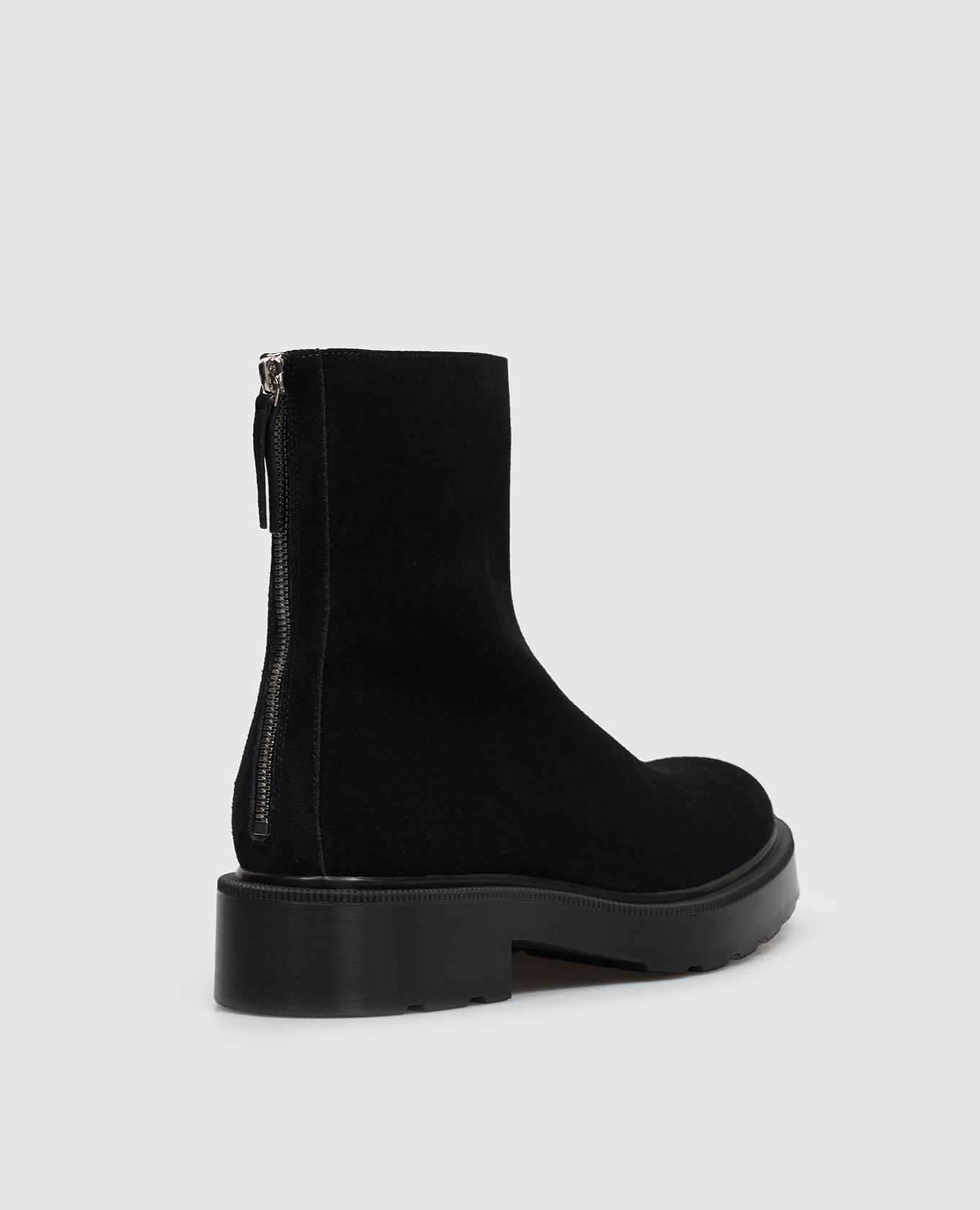 Nobilis black suede boots The Row 3