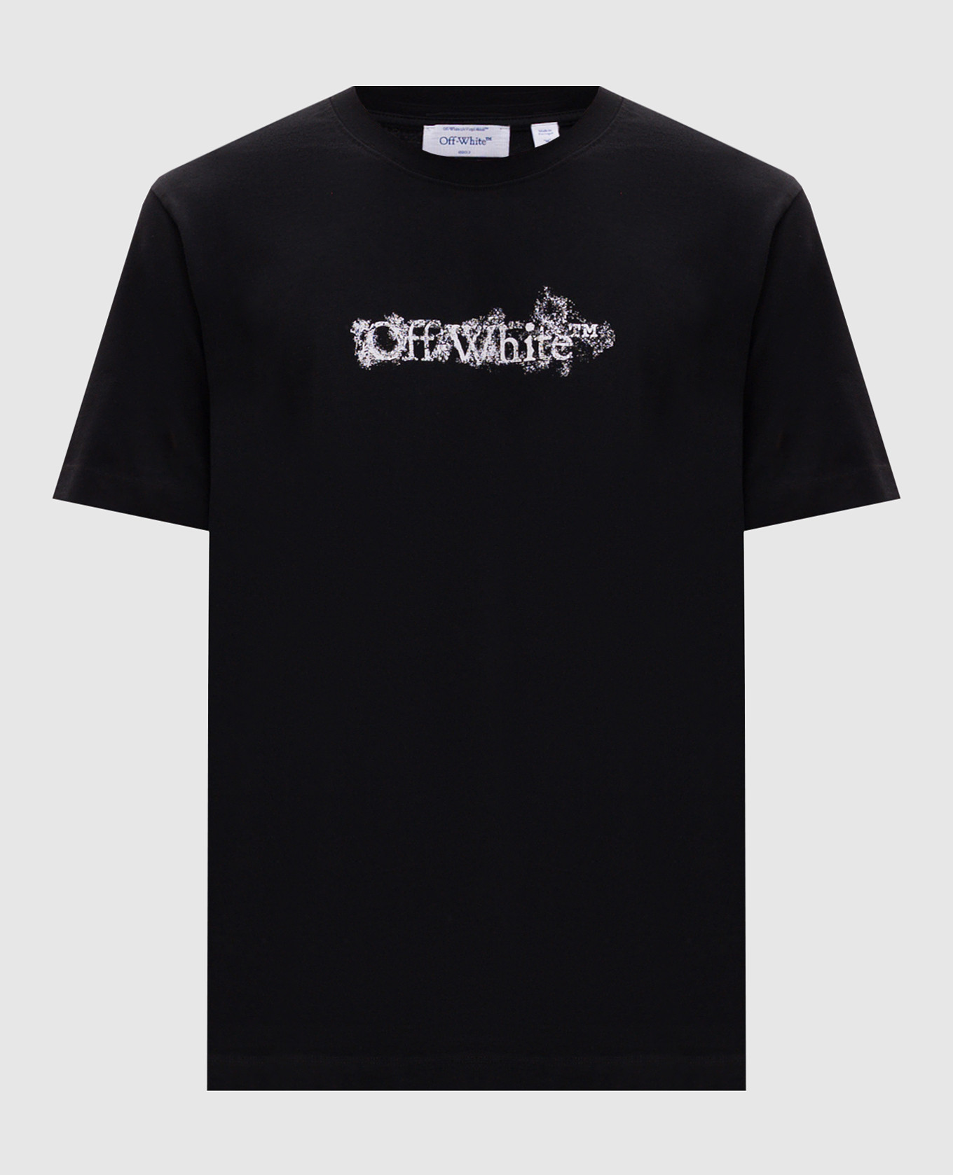 Black T-shirt with print