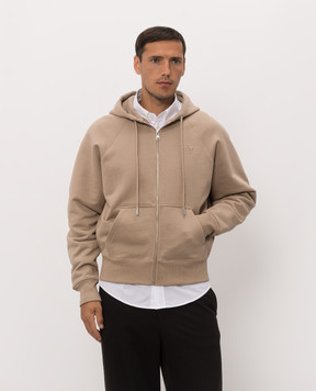 Ami Paris Beige sports jacket with emblem USW759747