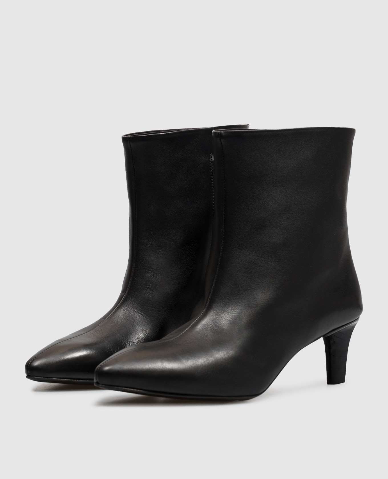 Black leather ankle boots SUZY Officine Creative 2