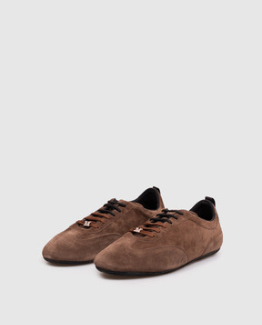 Max Mara Brown suede sneakers ASTECCA MXASTECCA