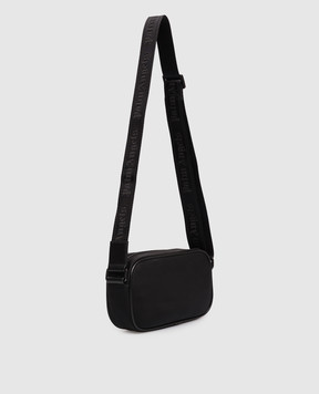 Palm Angels Black bag with logo print PMNQ01CS26FAB001