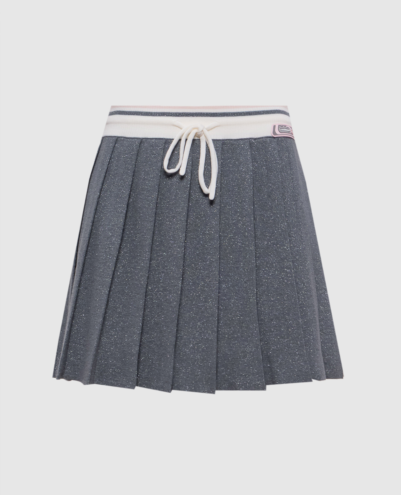

Gray pleated skirt made of merino wool Casablanca, Grey
