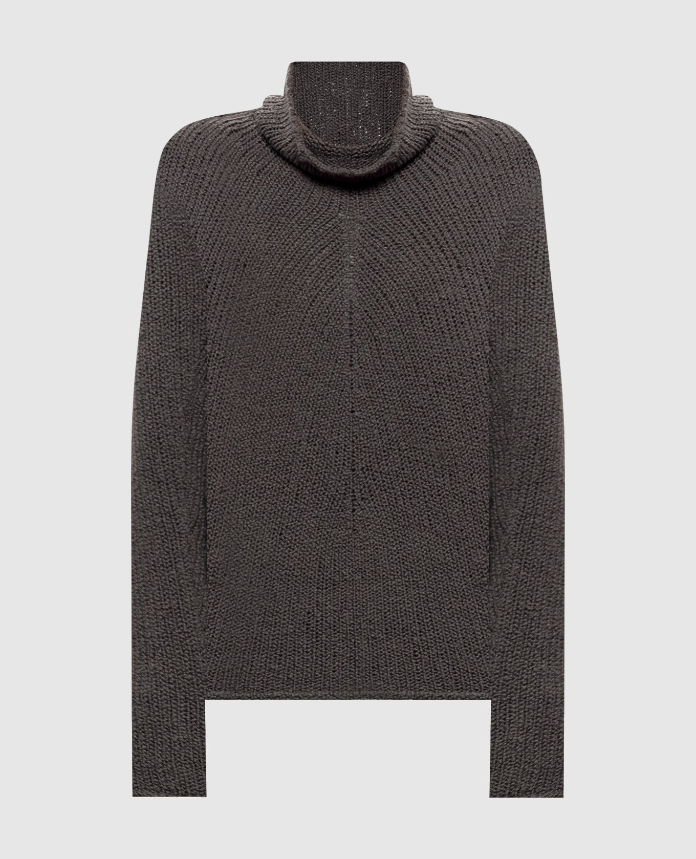 Gray sweater with wool