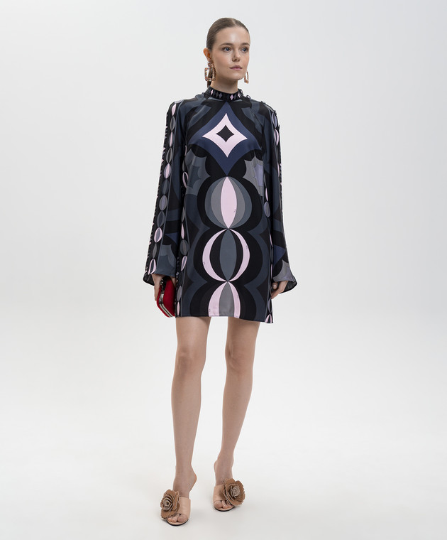 white christmas dresses Vintage Emilio Pucci Velvet Mod Mini Dress – Recess main image 0