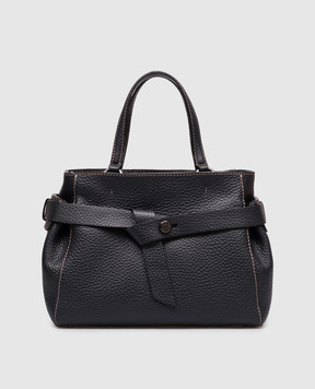Gianni Chiarini Miranda dark blue leather tote bag BS11886RNGFRSH