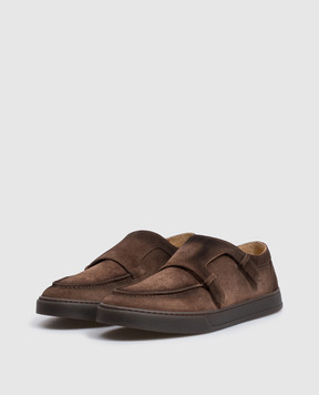 Doucal's Brown suede monks DU3583STEVUF260