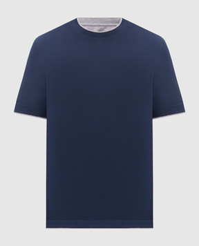 Brunello Cucinelli Blue T-shirt M0B137427