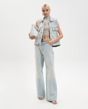 SSHEENA JUSTO blue jeans with emblem 26SSJUSTODS26002