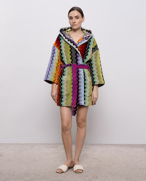 Missoni Home Giacomo terry bathrobe with pattern 1G3AC99722