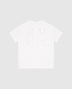 Off-White Set of children's t-shirts with logo and emblem 44G2B001S26J001