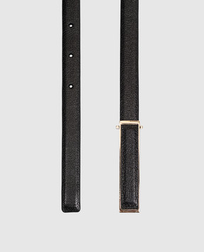 Tom Ford Black leather belt WB328LGO074P