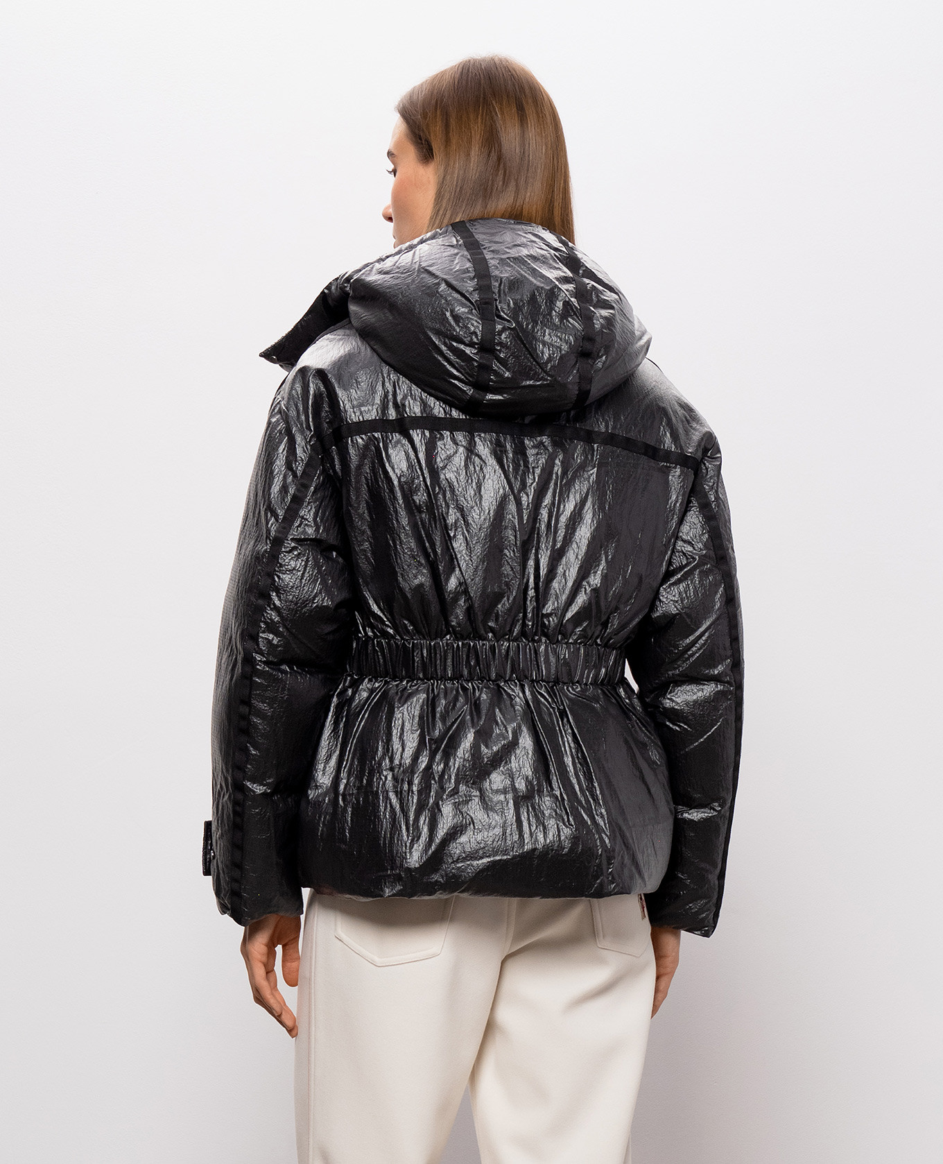 Gray down jacket Max & Co 4