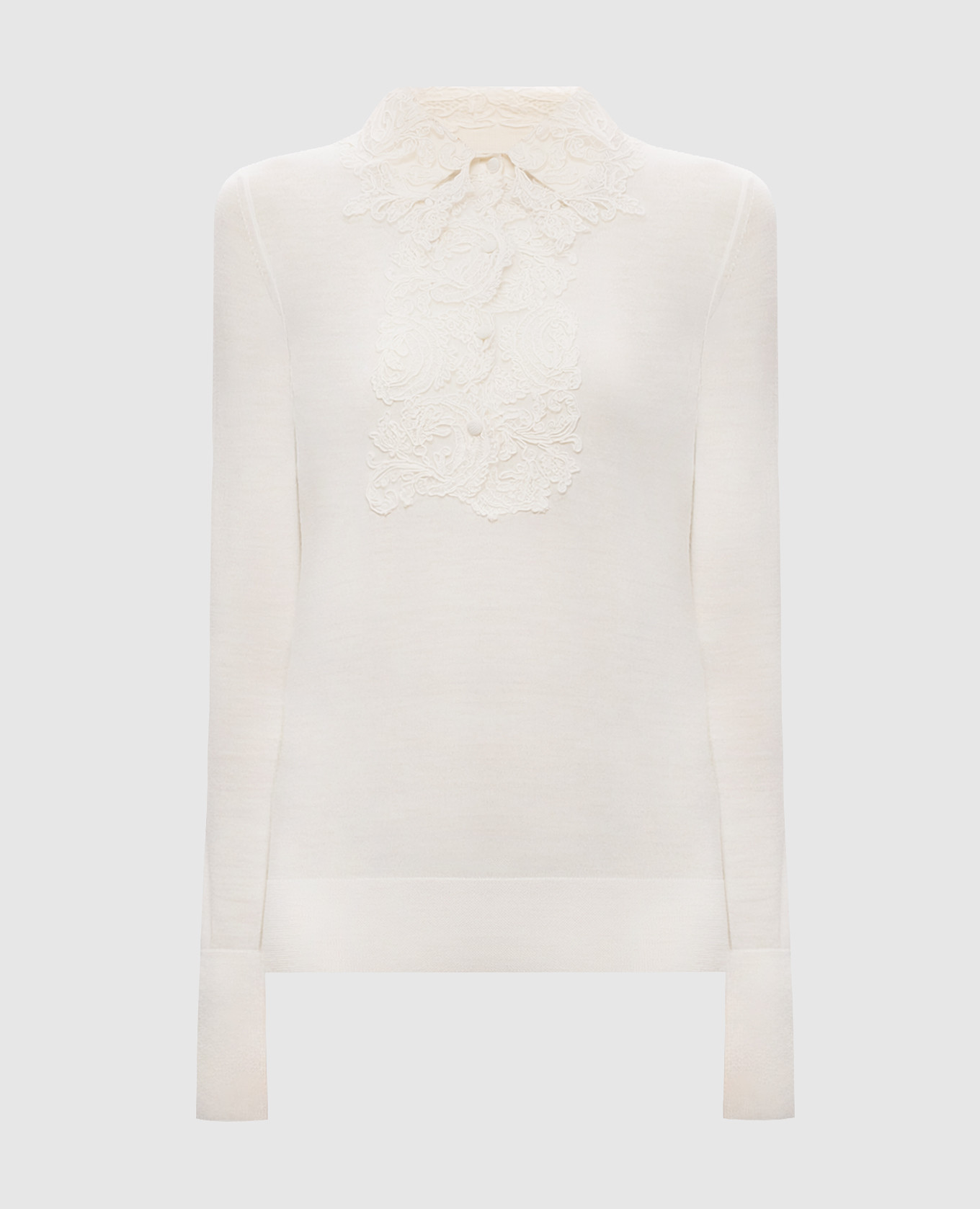 Ivory wool jumper