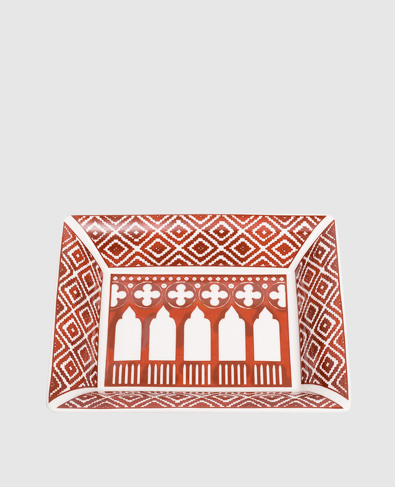 

White porcelain trinket plate Venezia in a gift box Geminiano Cozzi 1765