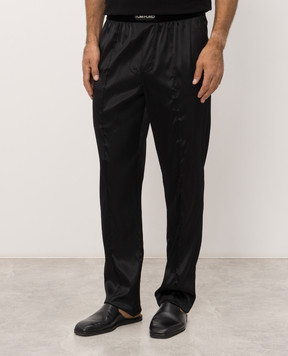Tom Ford Black silk pajama pants T4H201010
