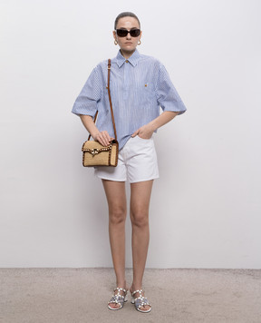 Valentino Striped linen shirt 8V0AAF26BH0