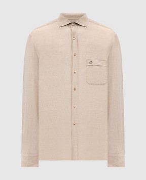 Stefano Ricci Beige linen shirt MC008140BX2922