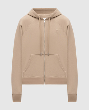 Ami Paris Beige sports jacket with emblem USW759747m