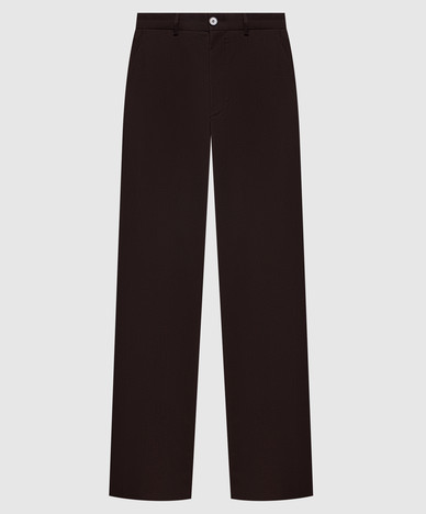 Brown wool pants