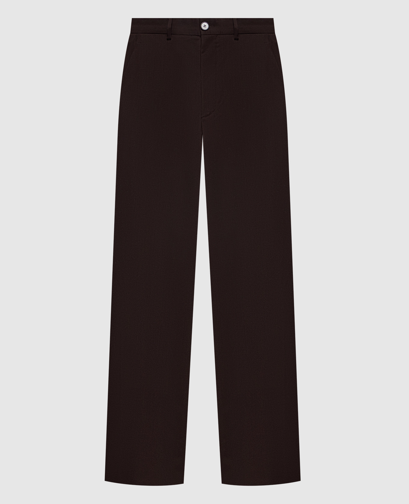 Brown wool pants Solotre