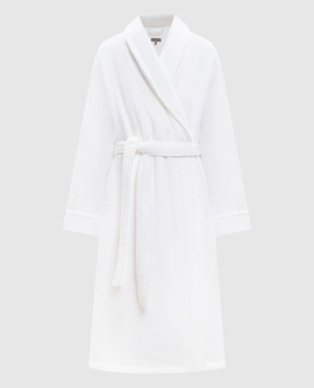 Hamam Olympia white terry bathrobe OLYMPIAORGANICBATHROBE