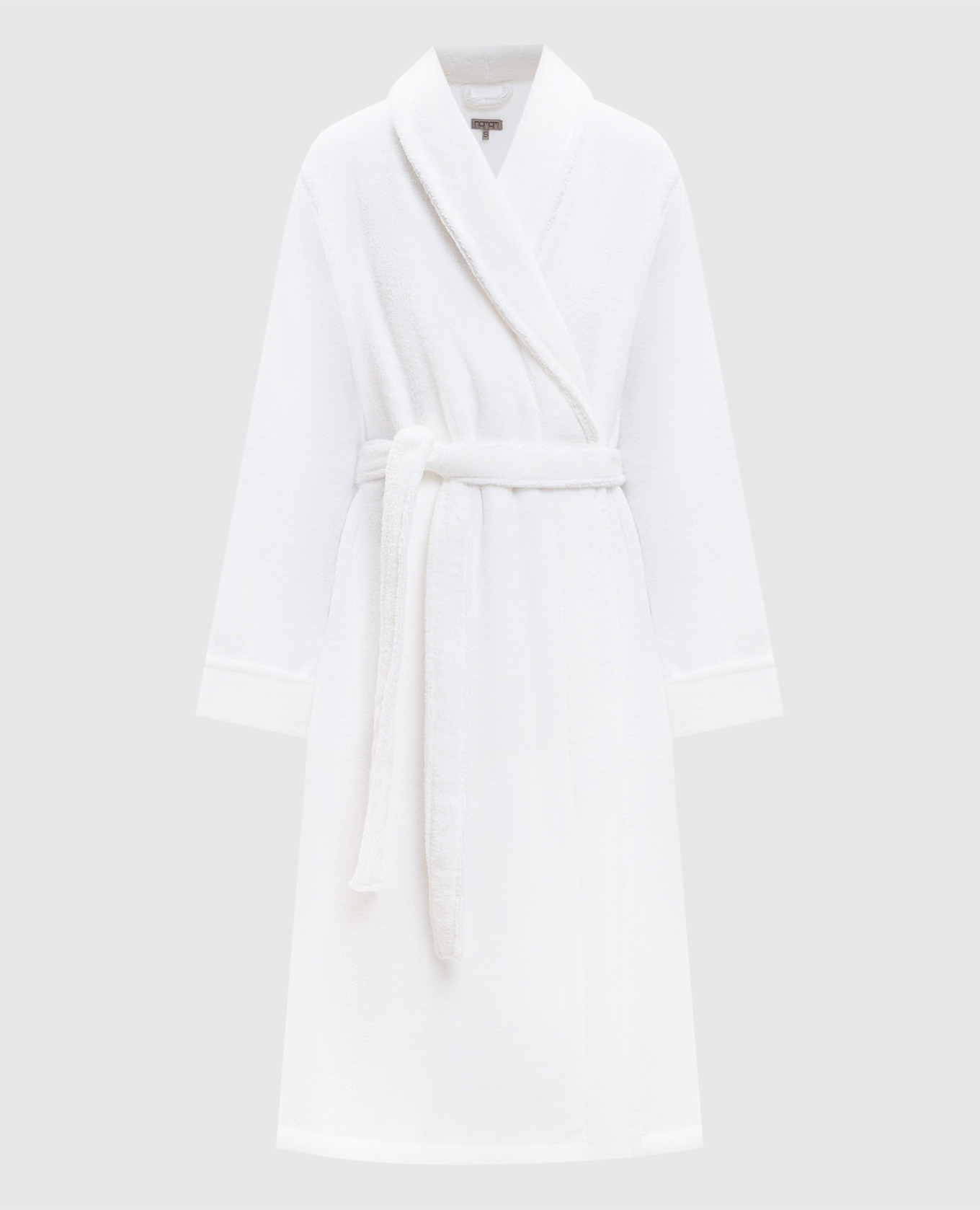 Olympia white terry bathrobe