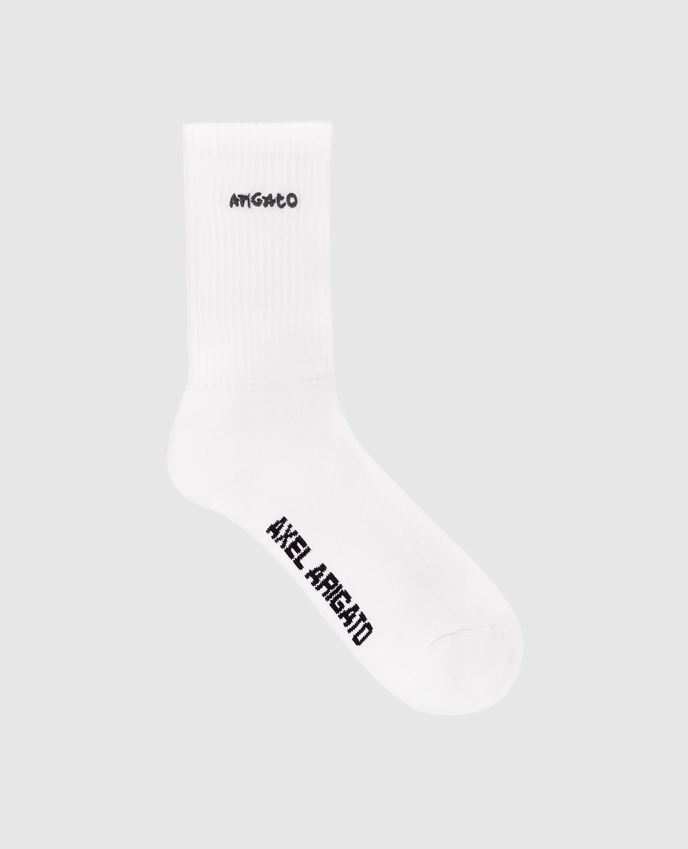 

White Fioral socks with logo embroidery Axel Arigato