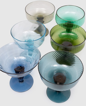 Bitossi Home Set of 6 sparkling wine glasses MCV02023