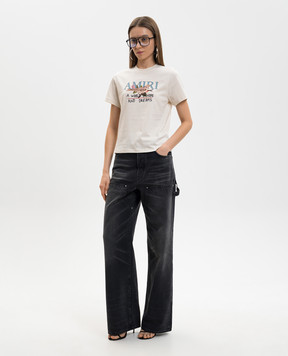 AMIRI Black jeans with a worn effect AWDNGH1023