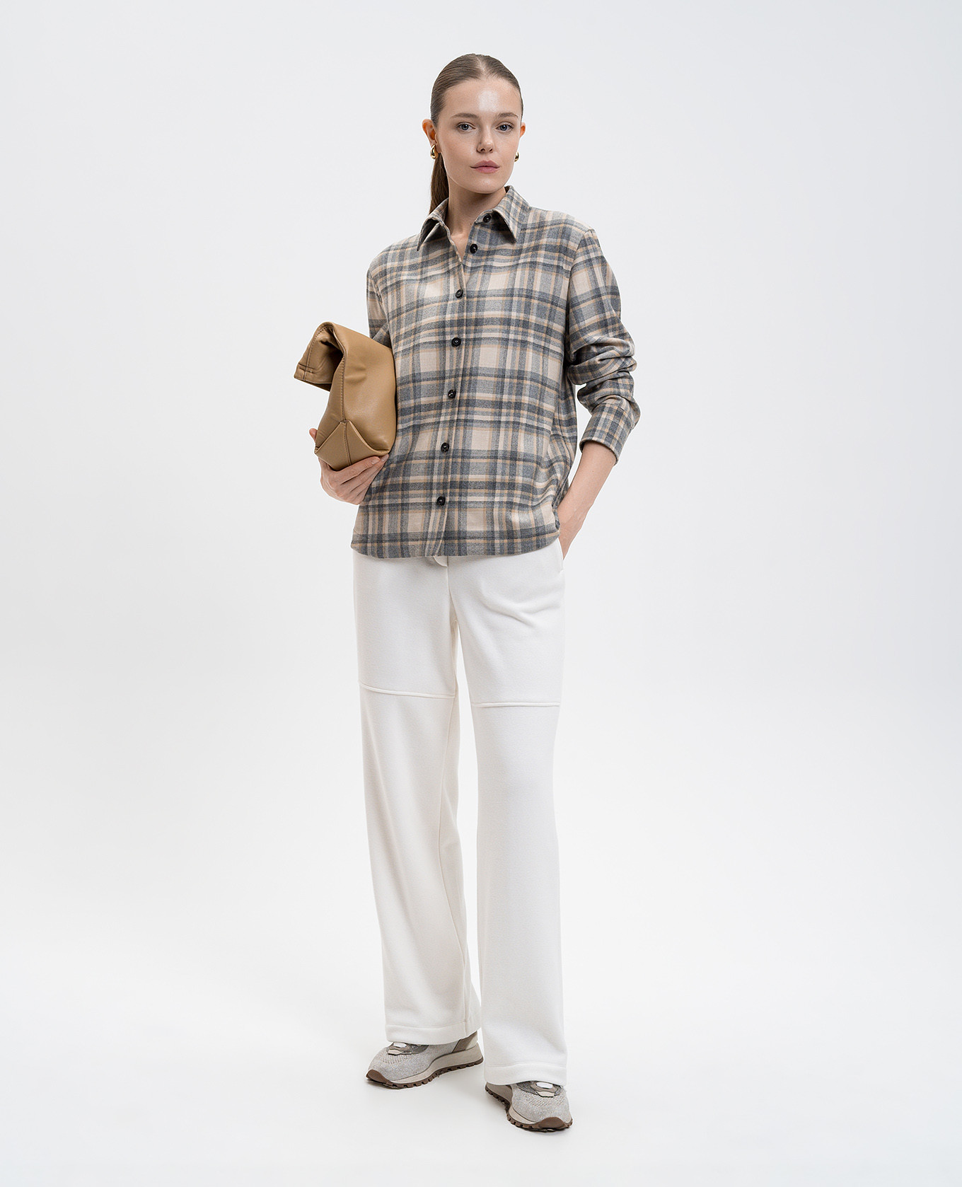 

White insulated track pants Peserico