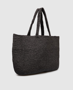 Off-White Black Jitney Tote Bag OWNA23CC99FAB001