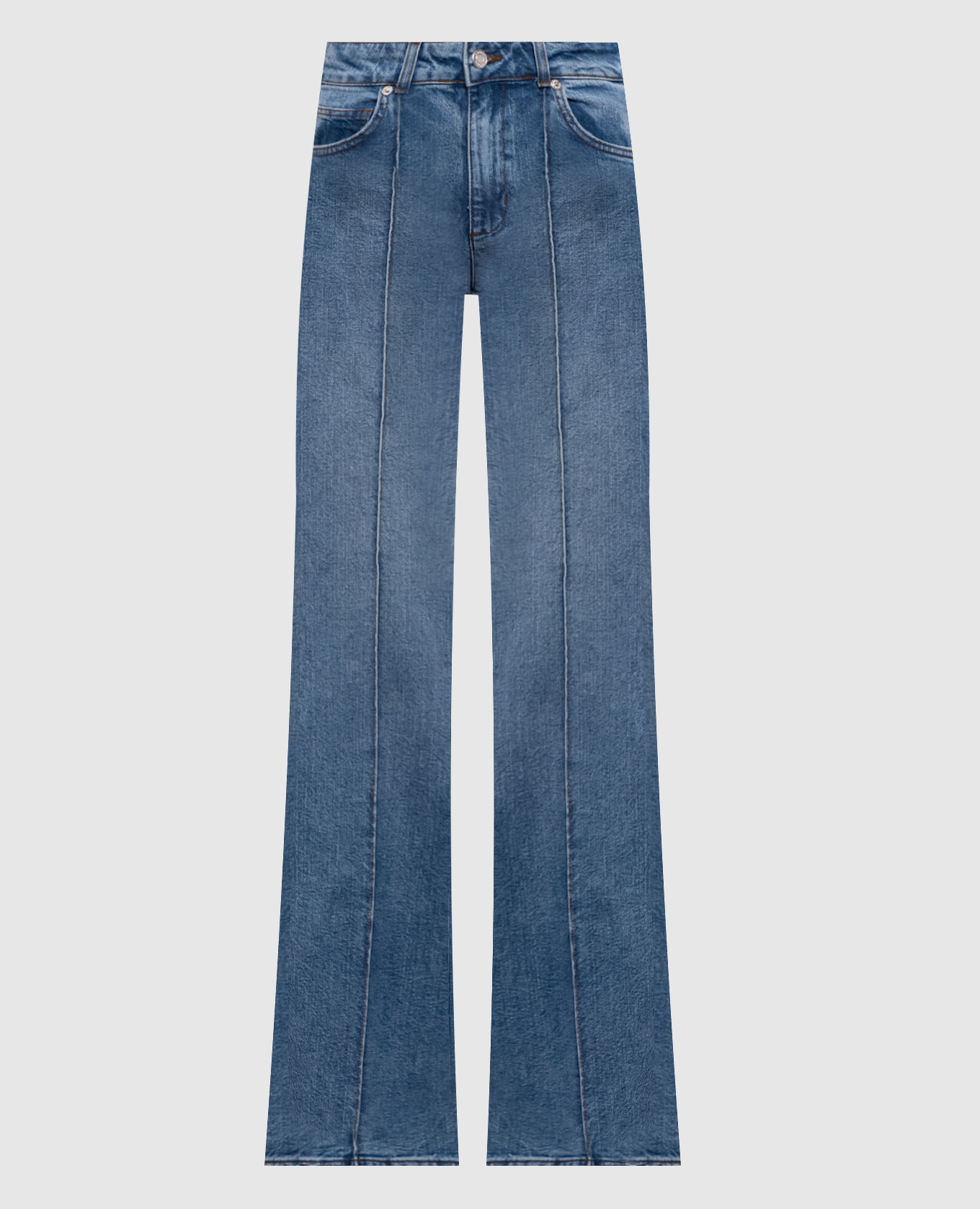

SEGGIO blue flared jeans with a worn effect Max & Co