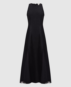 Loulou de Saison Black IRAKA silk dress IRAKA