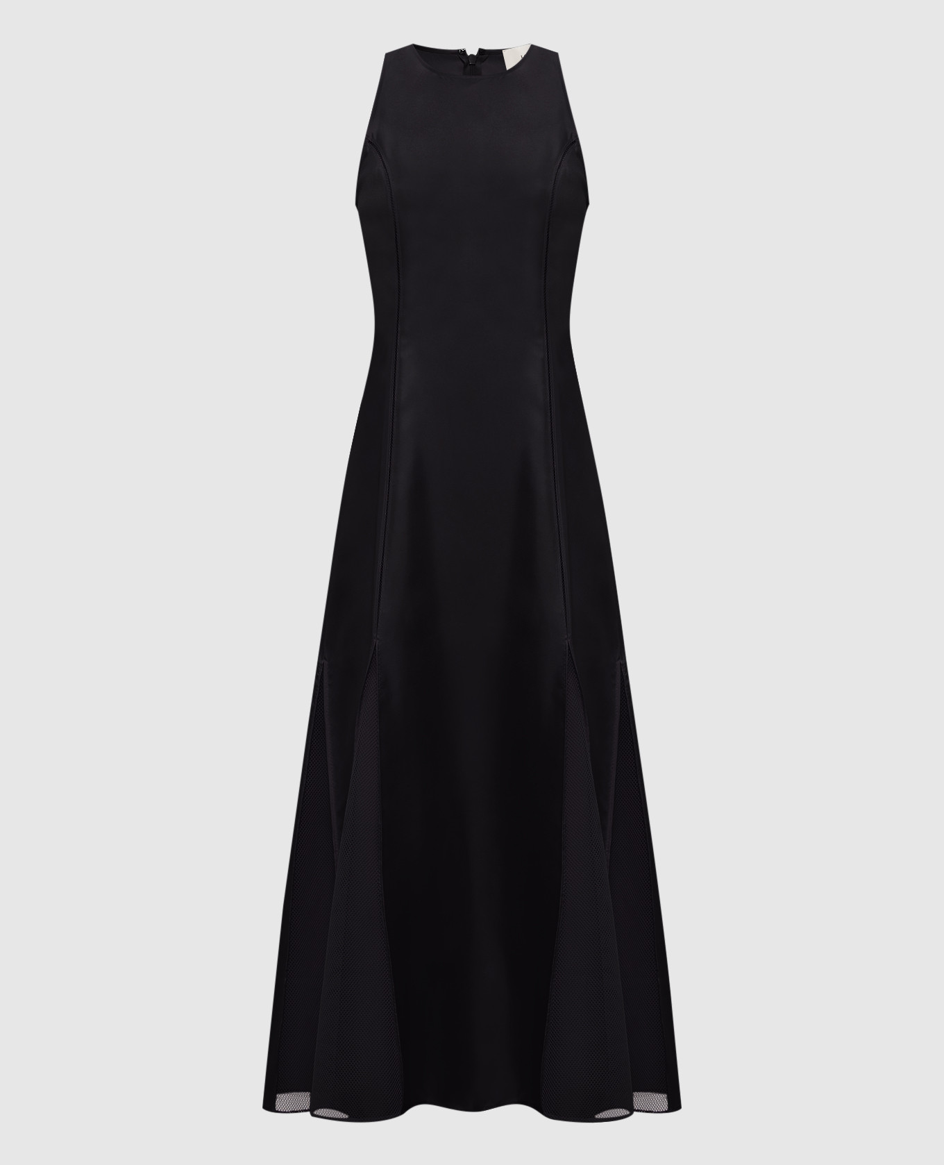 Black IRAKA silk dress